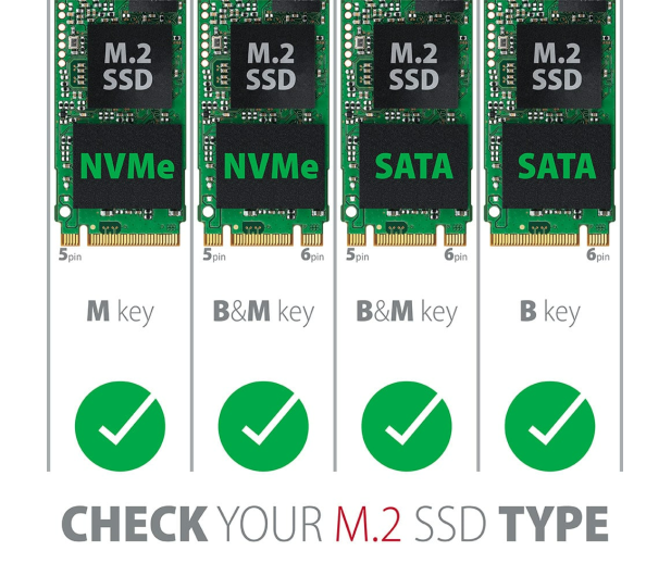 AXAGON Adapter wewnętrzny PCEM2-D, PCIe x4, 1x M.2 NVMe M-key + 1x SATA B-key slot, SP & LP - 730832 - zdjęcie 6